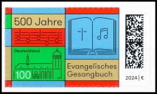FRG MiNo. 3810 ** 500 years of Protestant hymnals, self-adhesive, MNH