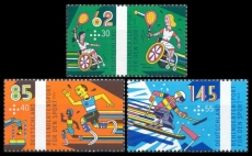 FRG MiNo. 3149-3151 set ** Sports Help 2015: Disabled sports, MNH