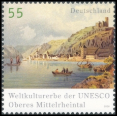 BRD MiNr. 2536 ** Erbe der Menschheit (XIV): Oberes Mittelrheintal, postfrisch