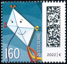 BRD MiNr. 3647 ** Dauerserie Welt der Briefe: Briefdrachen, aus Rolle, postfr.