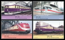 BRD MiNr. 2560-2563 Satz ** Wohlfahrt 2006: Eisenbahnen in Deutschland, postfr.