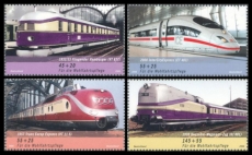 FRG MiNo. 2560-2563 set ** Welfare 2006: trains in Germany, MNH