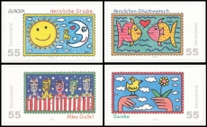 FRG MiNo. 2665-2668 set ** Greeting Stamps, MNH, self-adhesive