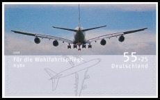 BRD MiNr. 2676 ** Wohlfahrt 2008: Airbus A380, postfrisch, selbstklebend