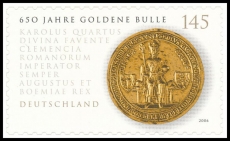 FRG MiNo. 2516 ** 650 years Golden Bulle, MNH, self-adhesive, from set