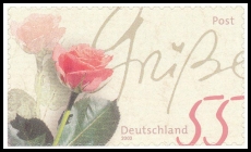 FRG MiNo. 2321 ** Post! Rose greeting, MNH, self-adhesive, from stamp set