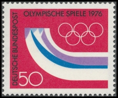 FRG MiNo. 875 ** Winter Olympics 1976, Innsbruck, MNH