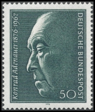 BRD MiNr. 876 ** 100. Geburtstag von Dr. Konrad Adenauer, postfrisch