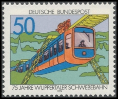 FRG MiNo. 881 ** 75 years Wuppertal monorail, MNH