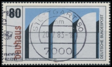 FRG MiNo. 1166 o Bauhaus: 100th birthday of Walter Gropius, postmarked