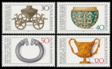 FRG MiNo. 897-900 set ** Archaeological Heritage, MNH