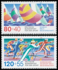 FRG MiNo. 1310-1311 set ** Sports Promotion Fund, MNH