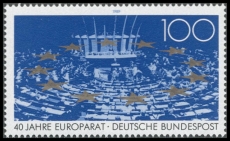 FRG MiNo. 1422 ** 40 years Council of Europe, MNH