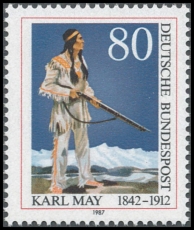 FRG MiNo. 1314 ** 75th anniversary of the death of Karl May, MNH