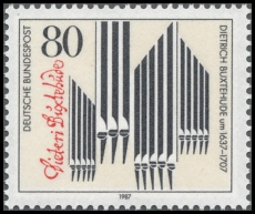 BRD MiNr. 1323 ** 350.Geburtstag von Dietrich Buxtehude, postfrisch