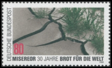 BRD MiNr. 1404 ** 30 Jahre Misereor und Brot für die Welt, postfrisch