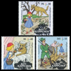 FRG MiNo. 3208-3210 set ** Welfare 2016: Little Red Riding Hood, MNH