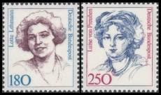 FRG MiNo. 1427-1428 set ** Women in German History (X), MNH