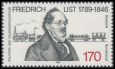 BRD MiNr. 1429 ** 200.Geburtstag von Friedrich List, postfrisch