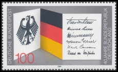 FRG MiNo. 1421 ** 40 years Federal Republic of Germany, MNH