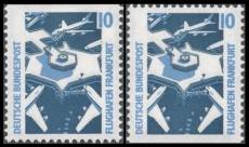 BRD MiNr. 1347C-1347D Satz ** Sehenswürdigkeiten (II), C+D-Werte, postfrisch