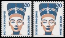 BRD MiNr. 1398C-1398D Satz ** Sehenswürdigkeiten (V), C+D-Wert, postfrisch