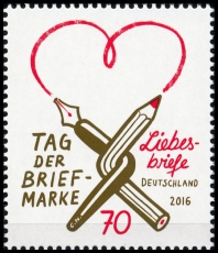FRG MiNo. 3259 ** Series Stamp Day 2016: Love Letters, MNH