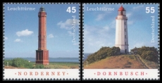 FRG MiNo. 2742-2743 set ** Lighthouses (IX), MNH