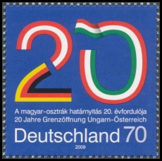 BRD MiNr. 2759 ** 20.Jahrestag der Grenzöffnung Ungarn Österreich, postfrisch