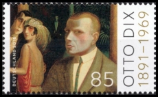FRG MiNo. 3267 ** 125th birthday Otto Dix, MNH