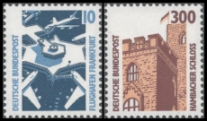 BRD MiNr. 1347-1348 Satz ** Sehenswürdigkeiten (II), postfrisch