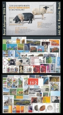 FRG Year 2016 ** MiNo. 3199-3273 + stamps from sheet, incl. sheet 81