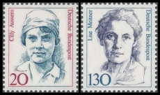 FRG MiNo. 1365-1366 set ** Women in German History (V), MNH