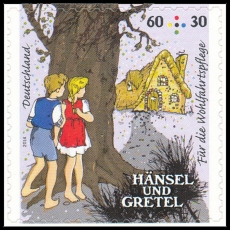 FRG MiNo. 3061 ** Welfare 2014: Hansel & Gretel, self-adhesive, MNH