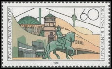 FRG MiNo. 1369 ** 700 years of Dusseldorf, MNH