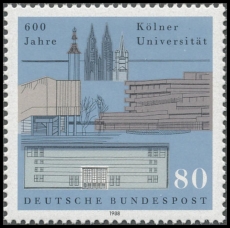 FRG MiNo. 1370 ** 600 years University of Cologne, MNH