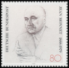 BRD MiNr. 1372 ** 100.Geburtstag von Jean Monnet, postfrisch