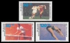 FRG MiNo. 1353-1355 set ** Sports Promotion Fund 1988, MNH