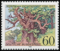 FRG MiNo. 1356 ** 200th birthday of Joseph von Eichendorff, MNH