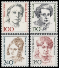 FRG MiNo. 1390-1393 set ** Women in German History (VI), MNH