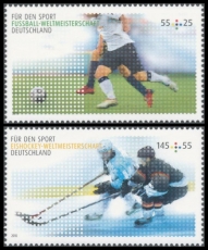 FRG MiNo. 2788-2789 ** Sports help (I): World Championships, MNH