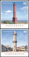 FRG MiNo. 2875-2876 set ** Lighthouses, MNH, self-adhesive