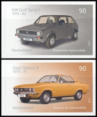 FRG MiNo. 3301-3302 set ** Classic German Automobile, MNH, self-adhesive