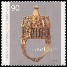 FRG MiNo. 2784 ** Wedding ring from the Jewish treasure of Erfurt, MNH
