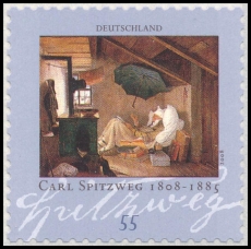 BRD MiNr. 2648 ** 200. Geburtstag von Carl Spitzweg, postfrisch, selbstklebend