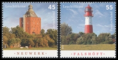FRG MiNo. 2800-2801 set ** Lighthouses (X), MNH