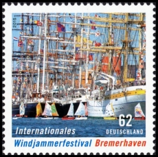 FRG MiNo. 3172 ** International Windjammer Festival Bremerhaven, MNH