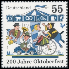 BRD MiNr. 2820 ** 200 Jahre Oktoberfest München, postfrisch