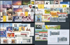 FRG Year 2009 MNH MiNo. 2707-2767 + sheets 74-76 + stamps from sheets + self-adhesive