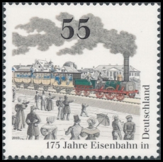 FRG MiNo. 2833 ** 175th Year of Railways in Germany, MNH